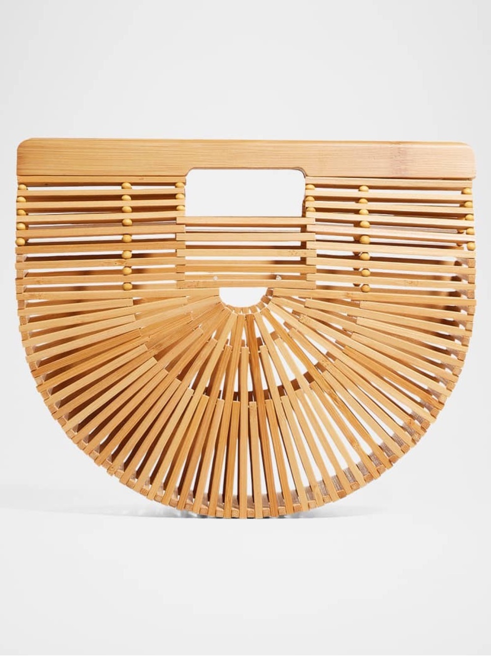 Cult Gaia Inspired Gaias Bamboo Ark Small Top Handle Bag - Picture 10 of 10